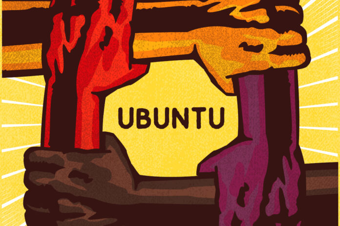 Ubuntu hands, image via Shutterstock