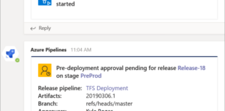 Azure Pipelines app for Microsoft Teams will ping you updates on builds