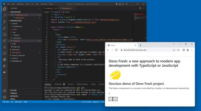 Deno’s Fresh framework: From editor to edge with no build required ...