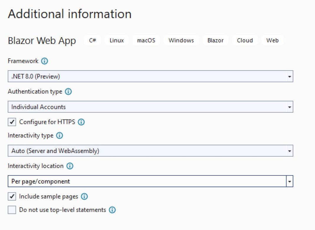 Focus On Full-stack Blazor Web Framework As .NET 8 RC2 And New Visual ...